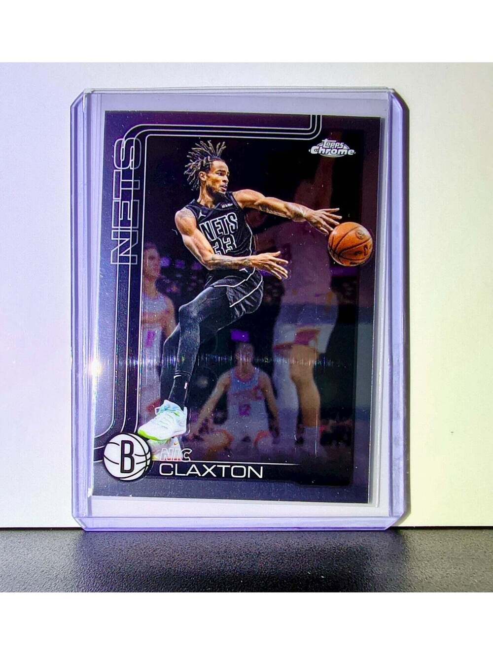 Nic Claxton 2025-26 NBA Topps Chrome Update #123 Basketball Card Brooklyn Nets